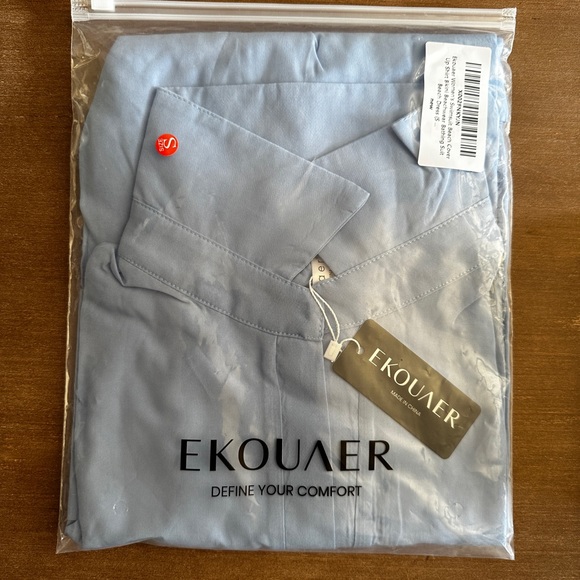 Ekouaer Women's Beach Cover Up Shirt Dress. NWT* - Picture 4 of 5